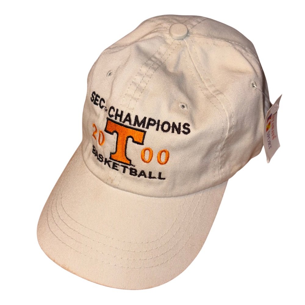 Vintage 2000 Tennessee Vols Sec Champions Basketball Hat Cap Hoops Volunteers